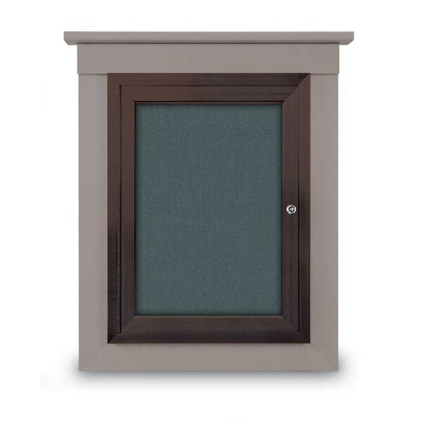 Sliding Glass Enclosed Letterboard, 60"x3